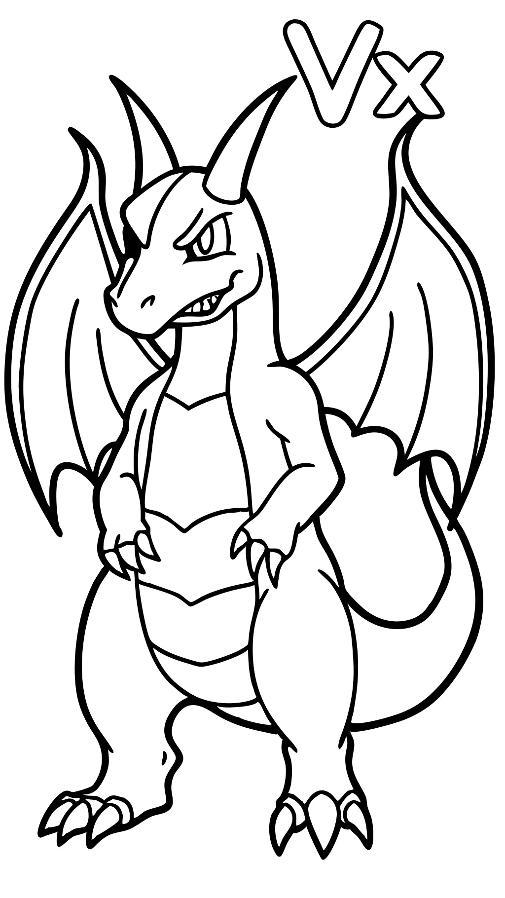 coloriages de charizard vmax